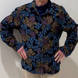 🌈 Sale! 🌈  ERIKA vintage soft corduroy button-down long-sleeved shirt, L